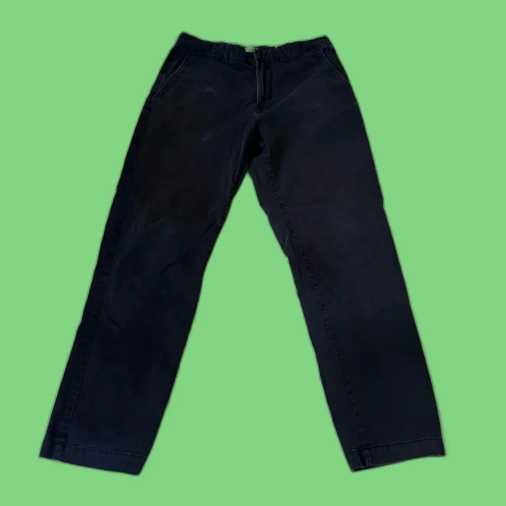 H&M Charcoal Regular Fit Stretch Black pants